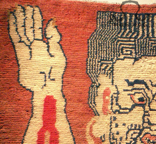 Flayed Man, Tantric Rug Detail