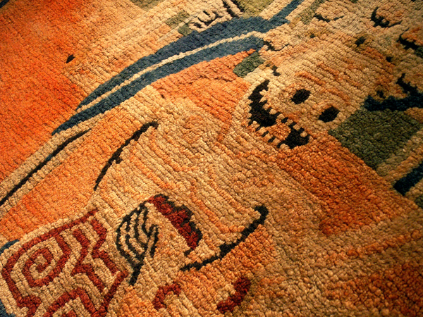 Tantric Rug Skeleton Figure