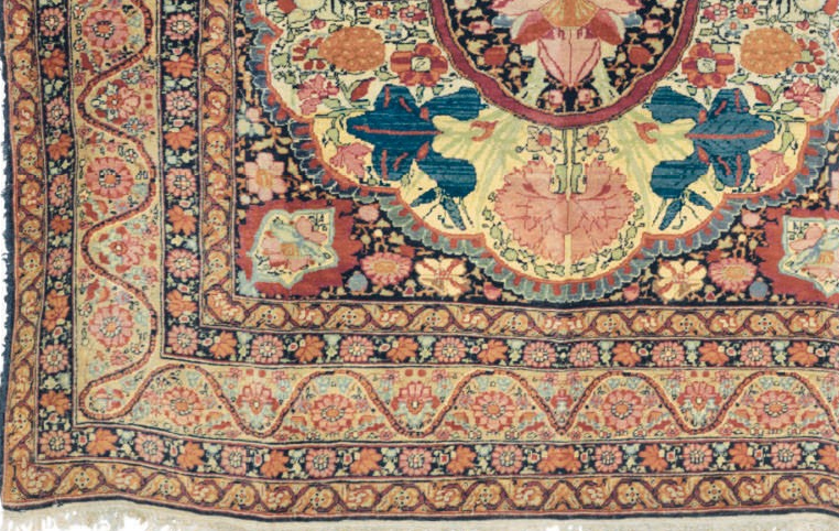 KIRMAN RUG CORNER KIRMAN RUG CORNER